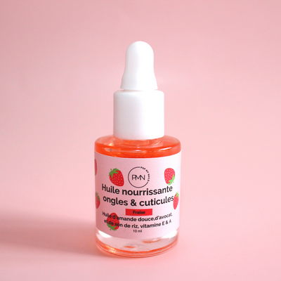 Aardbeien nagelriem olie
